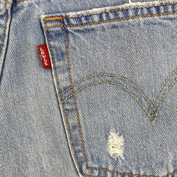 Levi’s 501 cut off shorts size 25 inseam 2” coastal cowgirl cheeky western boho - Picture 7 of 9